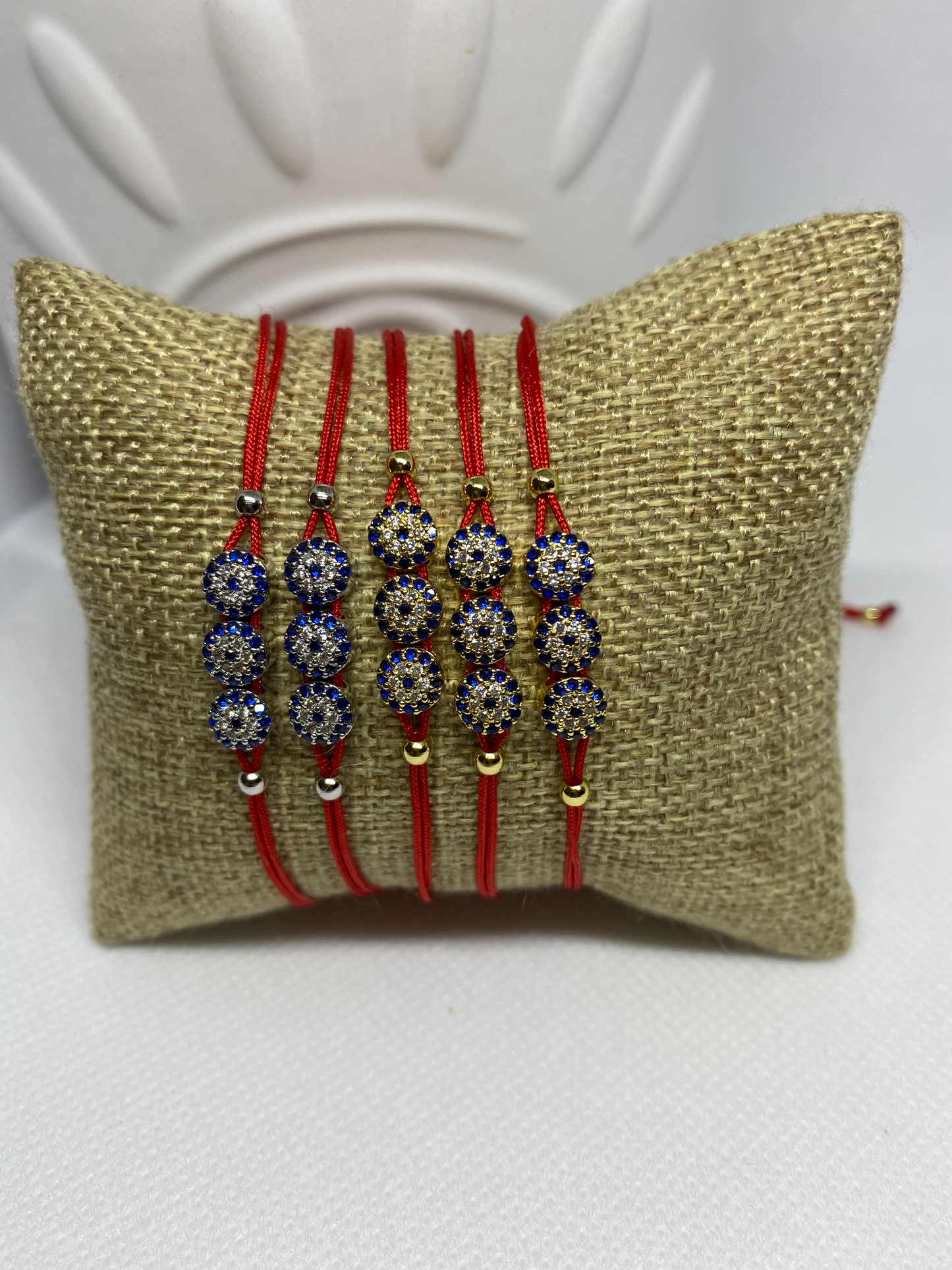 Three Evil Eye Red String