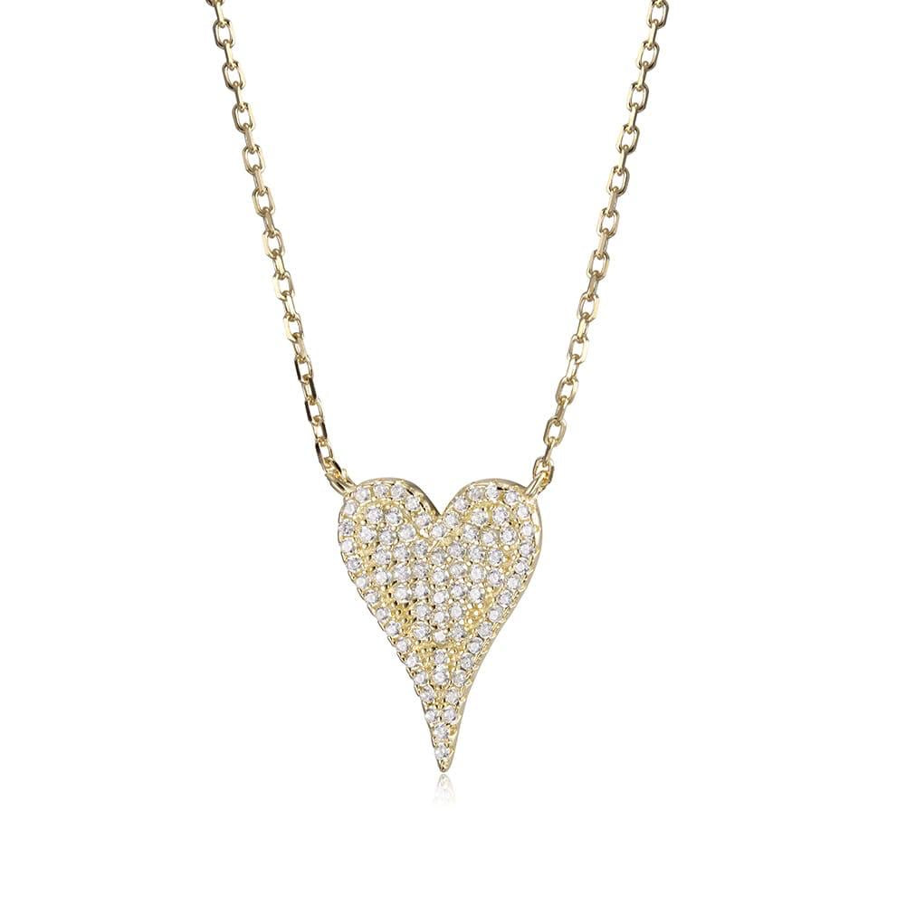 Pavé Heart Necklace