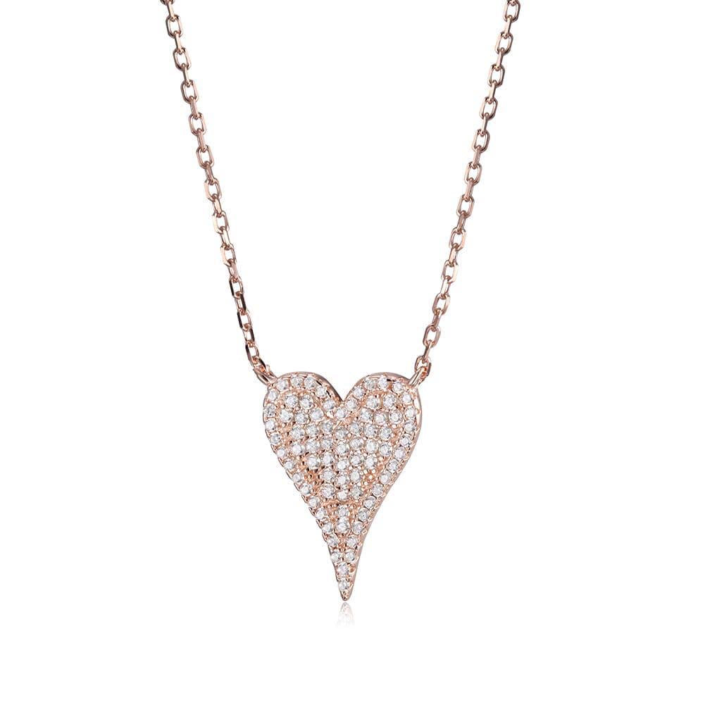 Pavé Heart Necklace