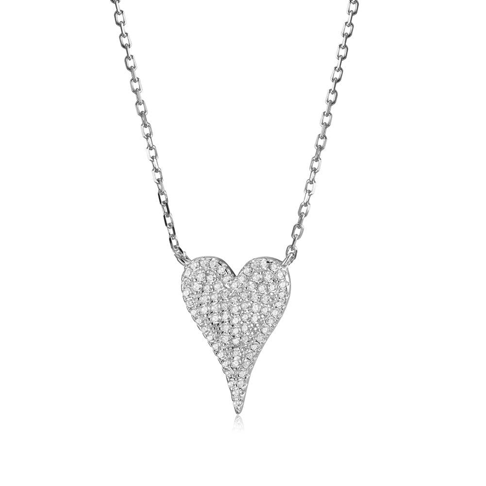 Pavé Heart Necklace