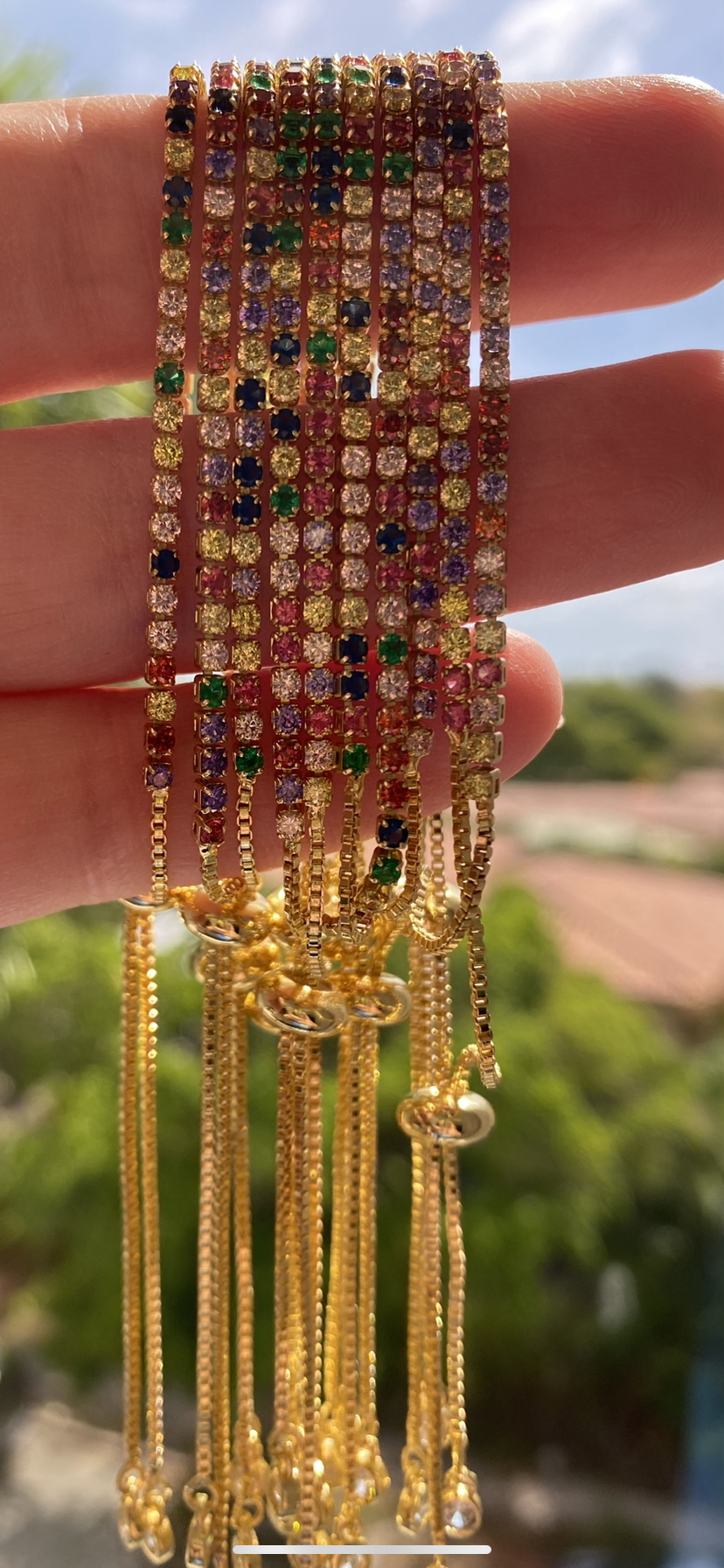 Candy Swarovski Filler Bracelets