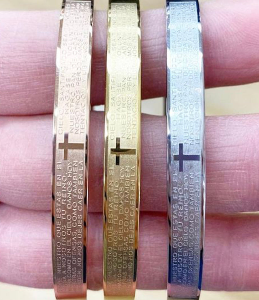 Our Father Prayer Bangles