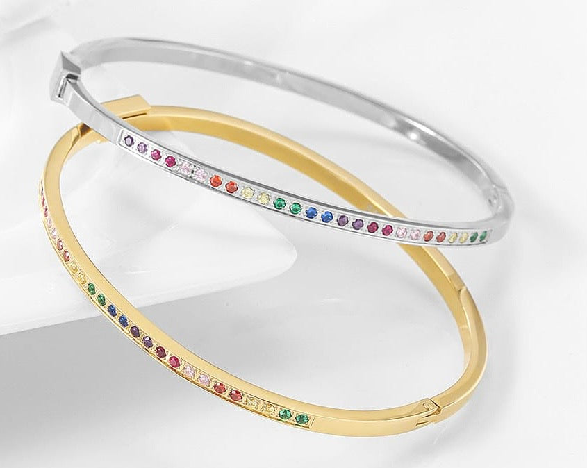 Chakra Thin Filler Bangle